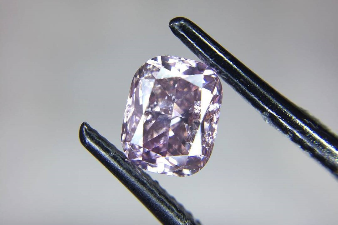 2 carat ct. Pink Diamond Inspection Appraisal GIA VS Cushion Cut 